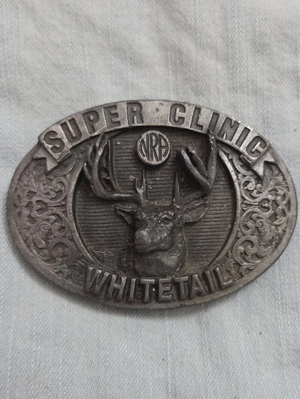 2 Vintage 1970s Belt Buckles